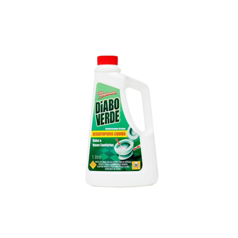 Desentupidor Líquido Diabo Verde 1L