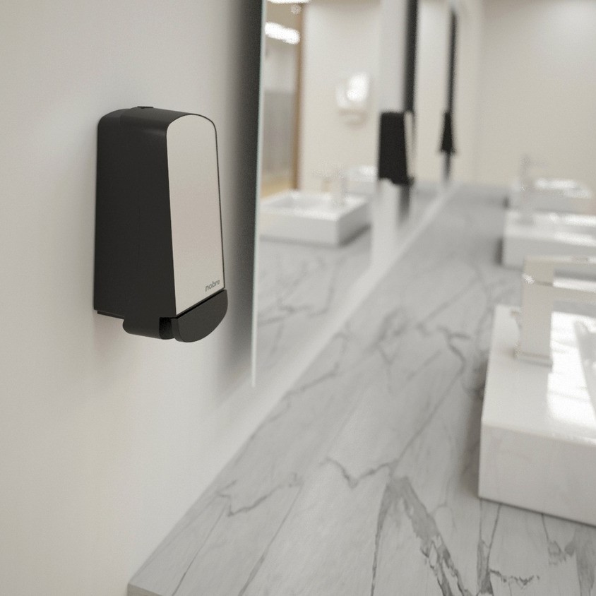 Dispenser Saboneteira Inox com Reservatório Nobre Select