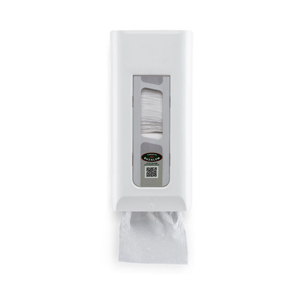 Dispenser para Papel Higiênico Cai-Cai Nobre Ruzalem Street Branco