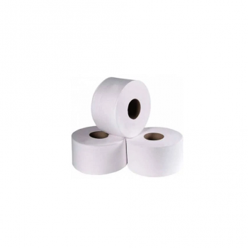 Papel Higiênico Rolão Nobre 100% Celulose Folha Dupla com 8 rolos de 250m
