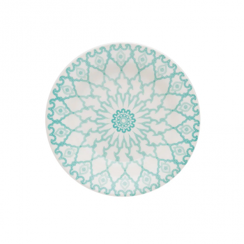 Prato de Louça Fundo 21,5cm Biona Mandala
