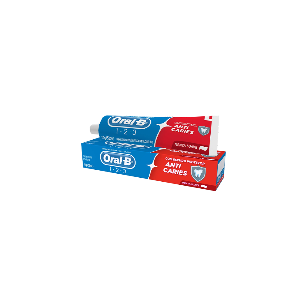 Creme Dental Oral-B Anti Cáries 70g