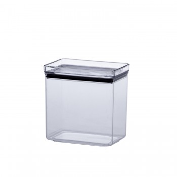Pote Hermético Retangular de Acrílico Paramount Lumini 1300mL