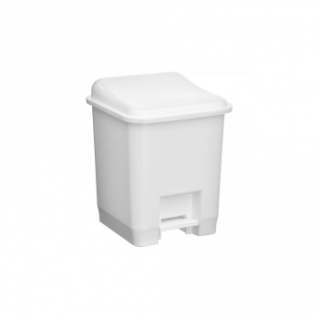 Lixeira com Pedal 14L Santana Branca