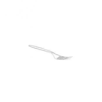 Garfo Descartável Refeição Master Prafesta Cristal com 50 unid.
