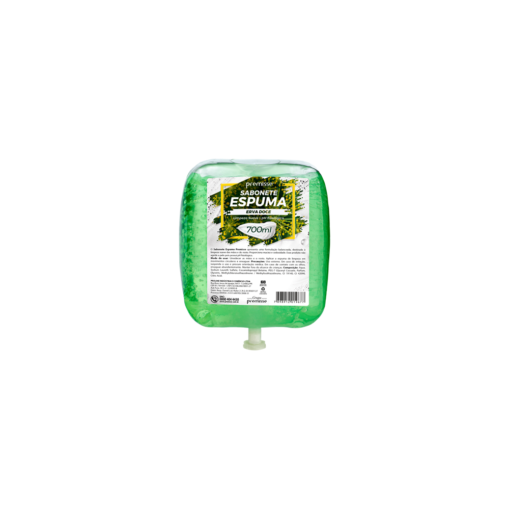 Sabonete Espuma Premisse Erva Doce 700mL