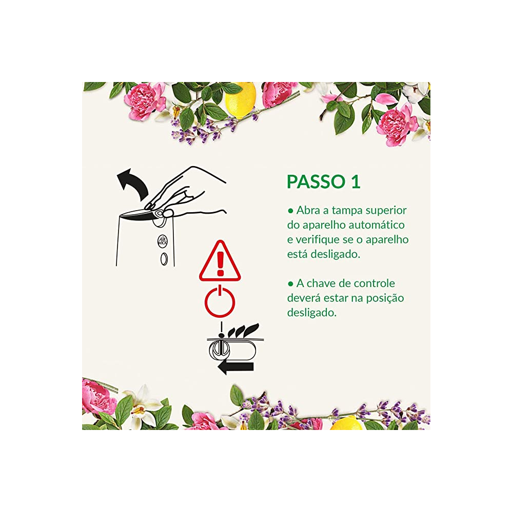 Aromatizador Spray Automático Bom Ar Freshmatic Romance Romã e Rosa 250mL Refil