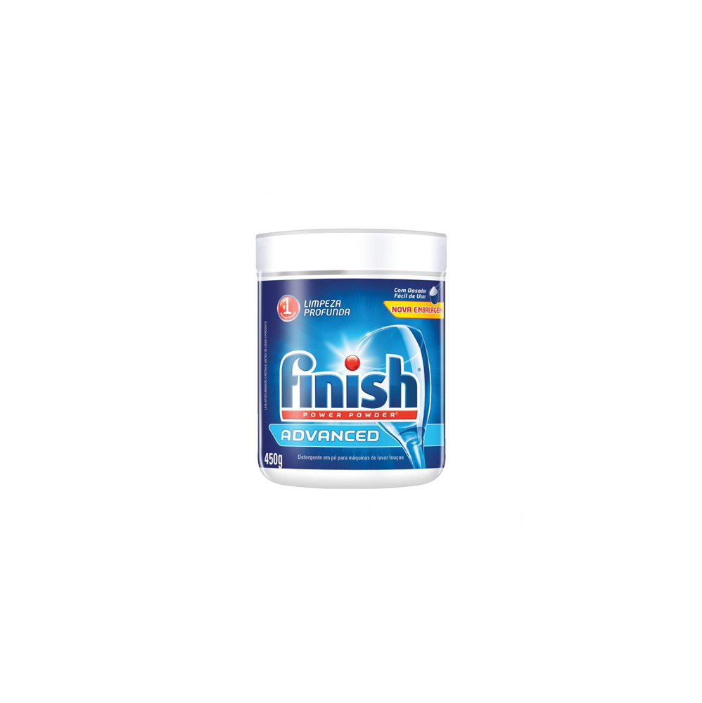 Detergente para Máquina de Lavar Louça em Pó Finish 450g