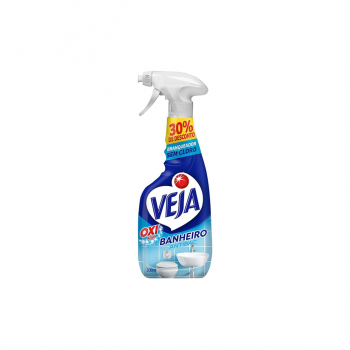 Limpador Banheiro Veja Antibac Oxi Ativo 500mL Pulverizador 30% GRÁTIS