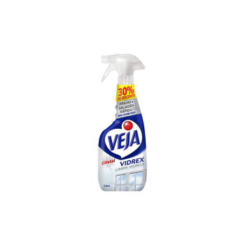Limpa Vidros Veja Vidrex Cristal 500mL Pulverizador 30% GRÁTIS