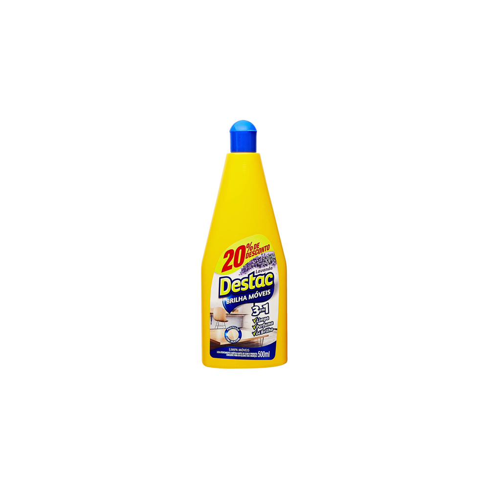Lustra Móveis Destac Lavanda 500mL 20% DESCONTO