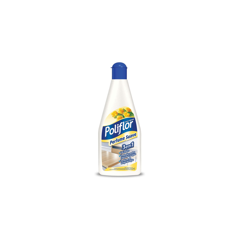 Lustra Móveis Poliflor Perfume Suave 200mL