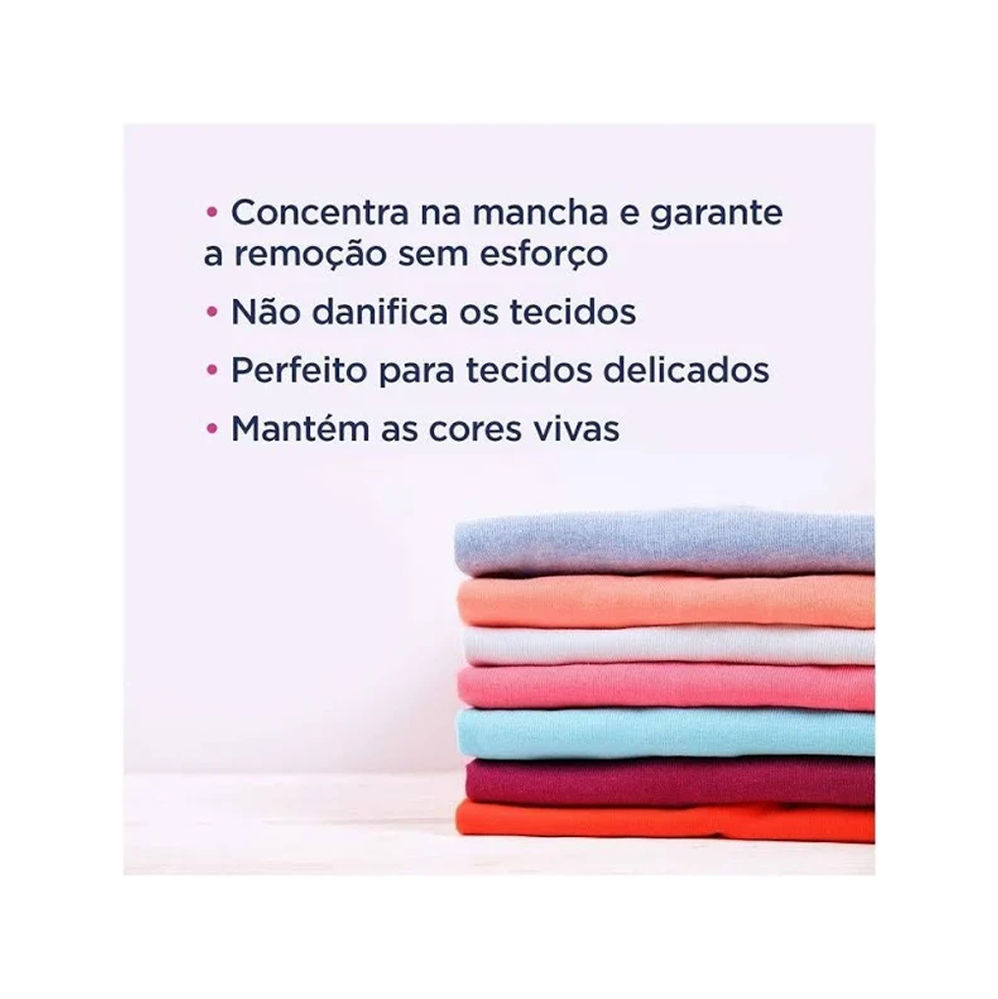 Tira Manchas em Gel Vanish Crystal White 500mL para Roupas Brancas Refil
