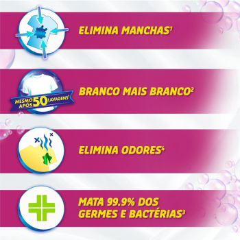 Tira Manchas em Pó Vanish Cristal White para Roupas Brancas 400g