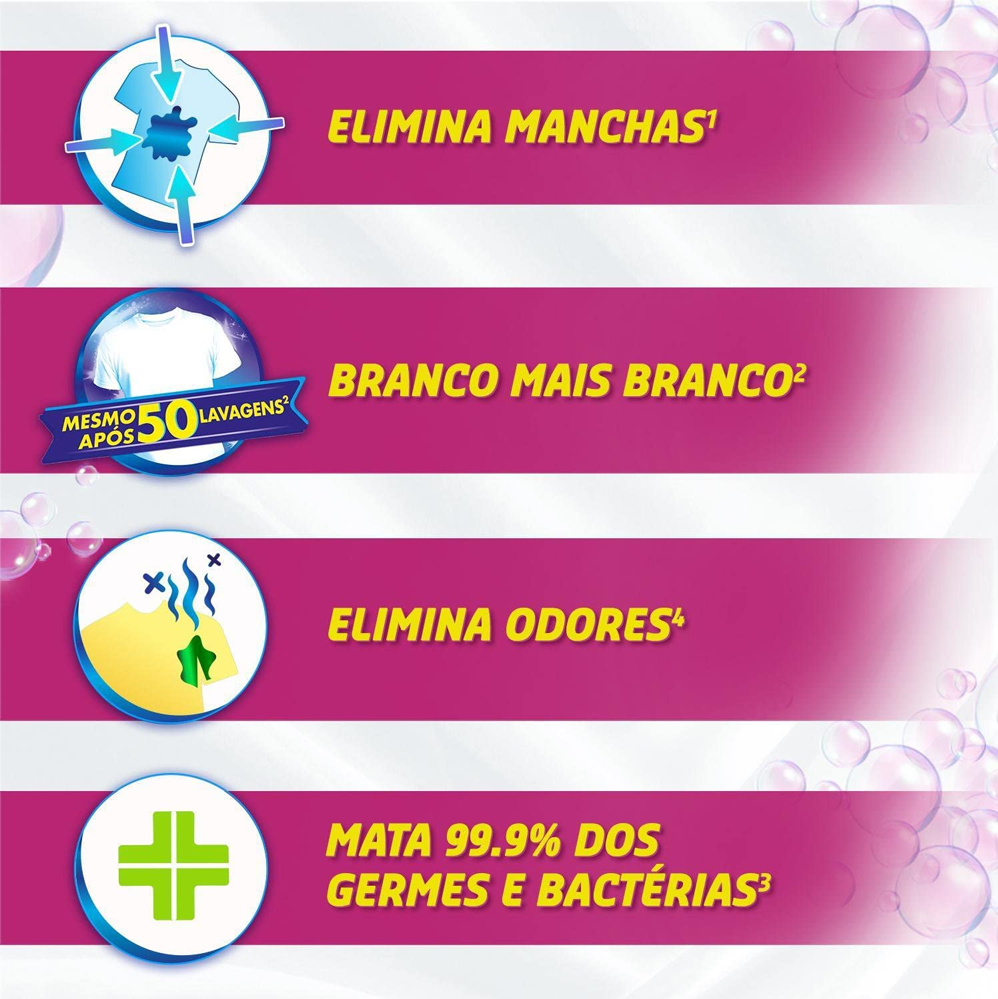 Tira Manchas em Pó Vanish Cristal White para Roupas Brancas 400g