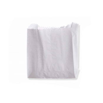 Saco de Papel Mono Hamburgão Branco com 500 unid. Embalebem 