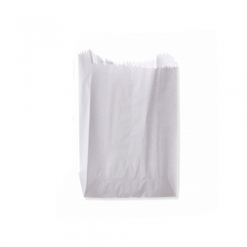 Saco de Papel Mono Hamburguer Branco com 500 unid. Embalebem 