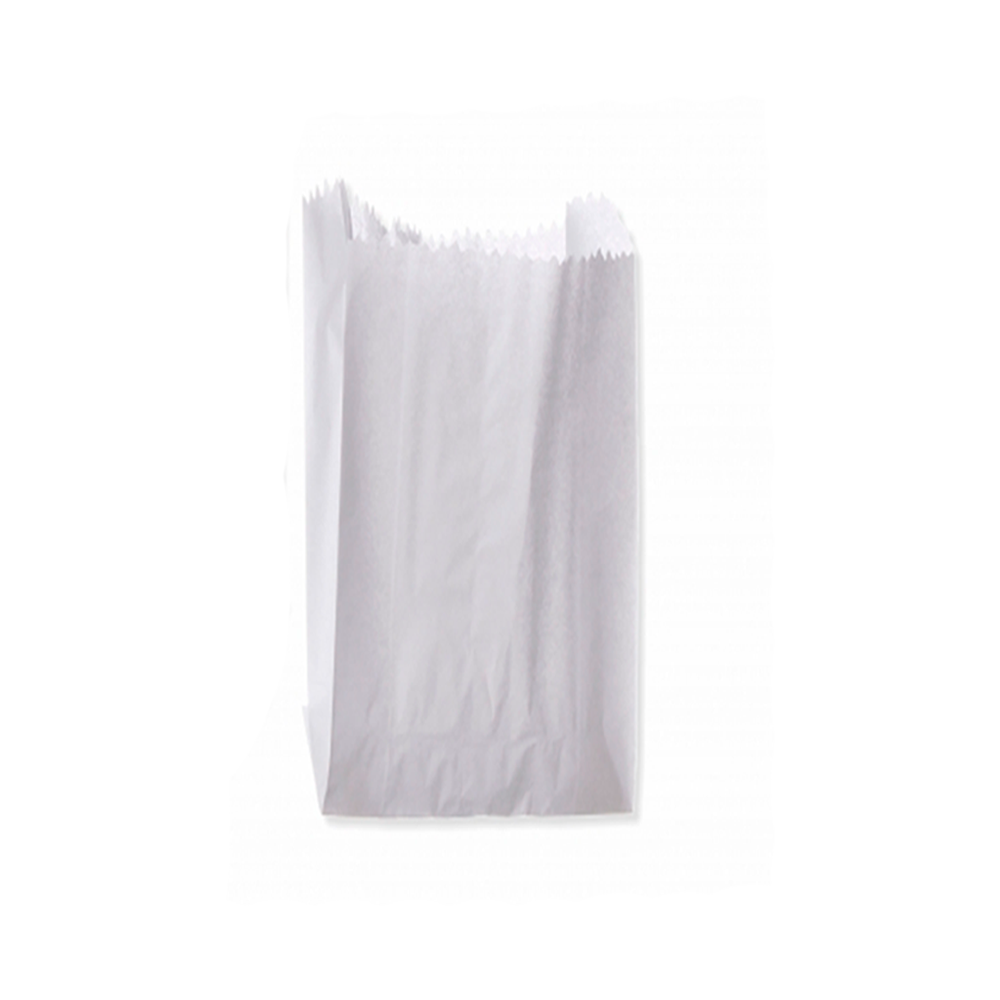 Saco de Papel Mono Pipoca 3 Branco com 500 unid. Embalebem