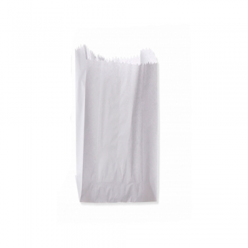 Saco de Papel Mono Pipoca 3 Branco com 500 unid. Embalebem