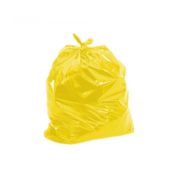 Saco de Lixo 100L Amarelo Ruzalem com 100 unid. 90x90cm