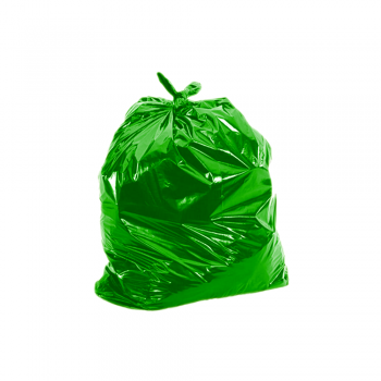 Saco de Lixo 100L Verde Ruzalem com 100 unid. 75x80cm