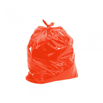 Saco de Lixo Super Reforçado 60L Vermelho Ruzalem com 4Kg 75x86cm