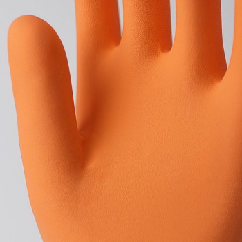 Luva Látex Laranja Sanro Plus - Tamanho M
