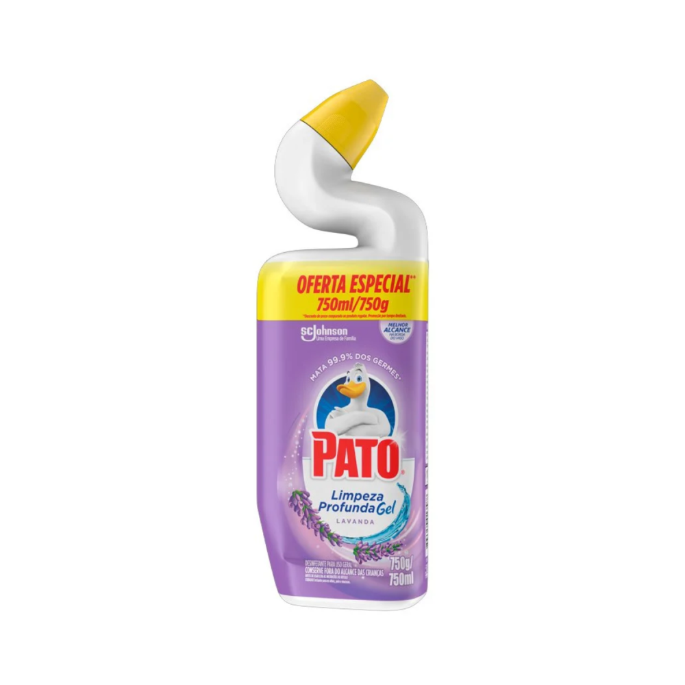 Limpador Sanitário em Gel Pato Purific Lavanda 750mL PAGUE 500mL LEVE 750mL