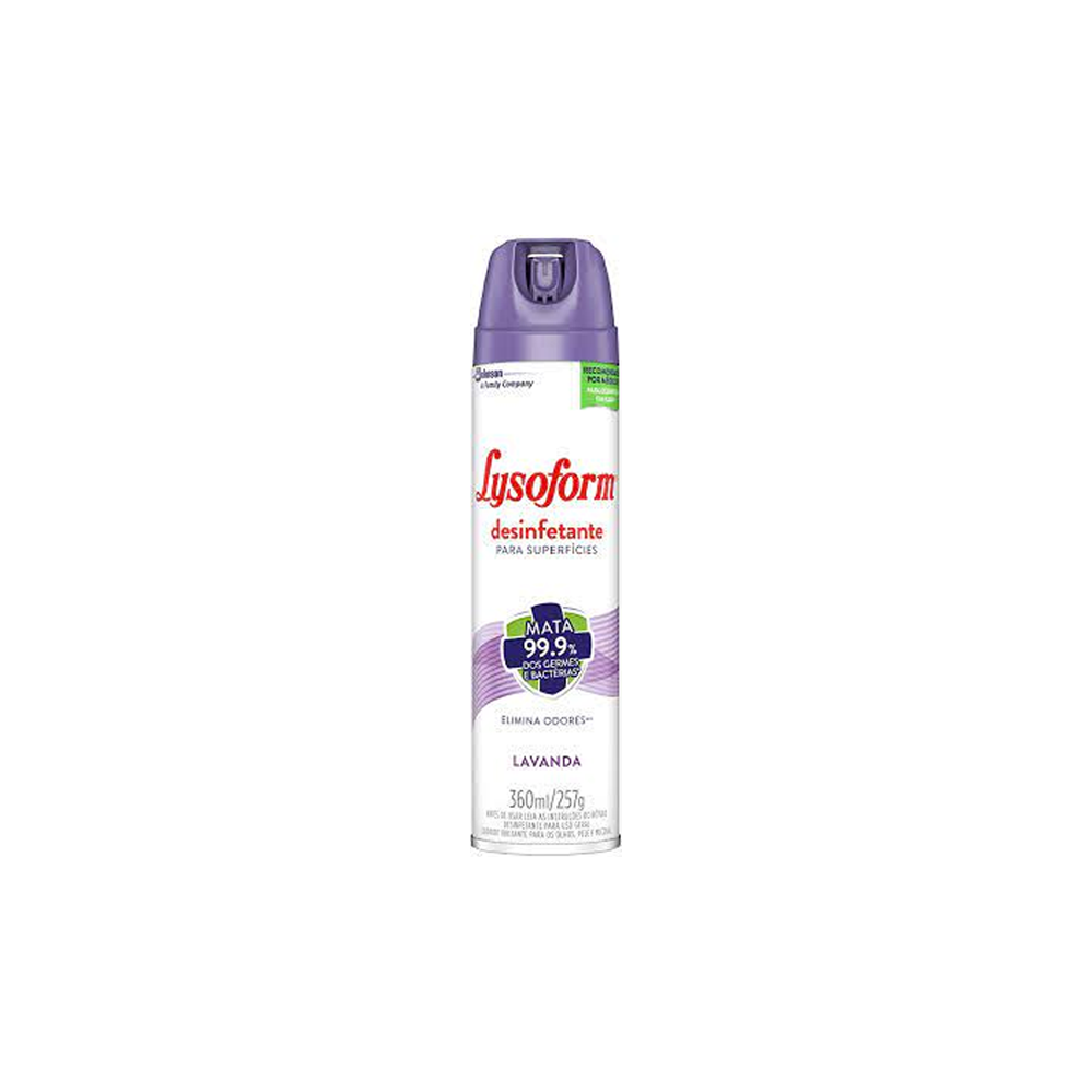 Desinfetante Aerossol Lysoform Lavanda 360mL
