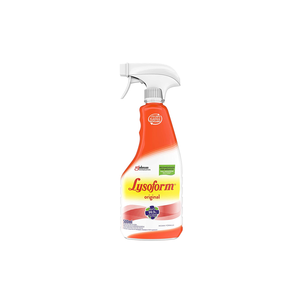 Desinfetante Lysoform Original 500mL Pulverizador