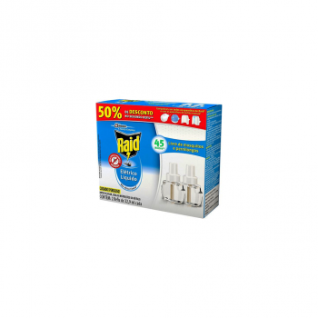 Inseticida Elétrico Raid 45 Noites Refil com 2 unid. 25% DESCONTO