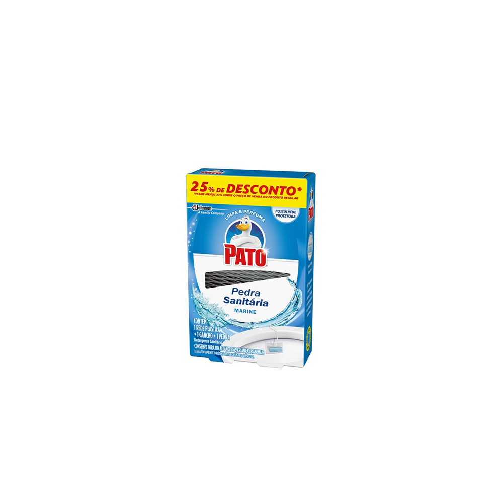 Pedra Sanitária Pato Marine 30g com Rede Protetora 25% DESCONTO