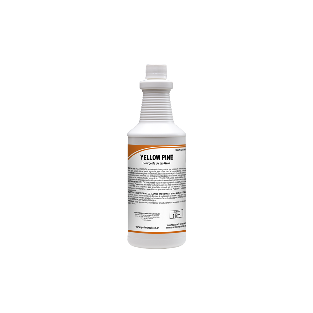 Detergente Desengraxante Concentrado Yellow Pine Spartan 1L