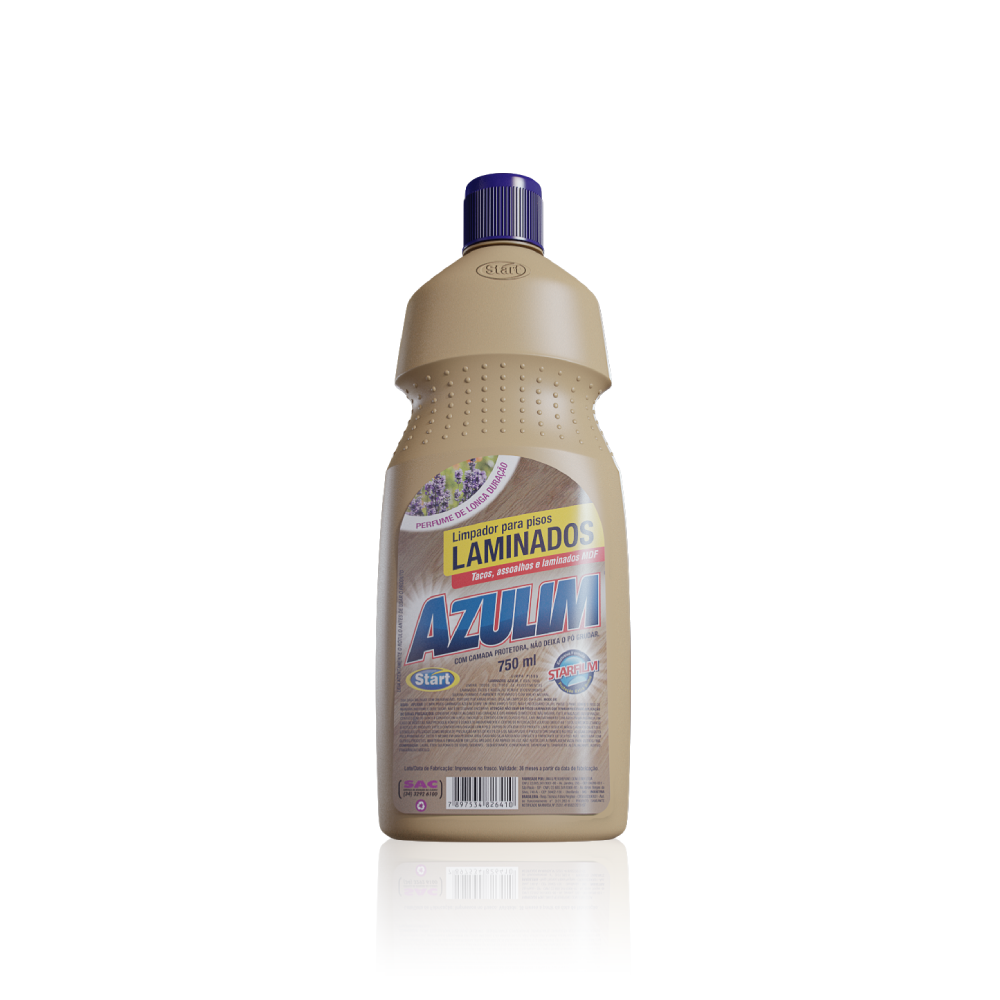 Limpador de Piso Laminado Azulim 750mL Lavanda