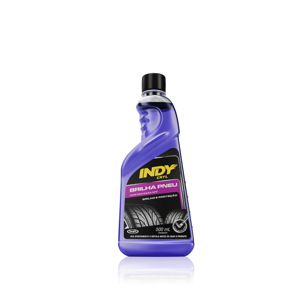 Pneu Pretinho Indy Start Brilha Pneu 500mL