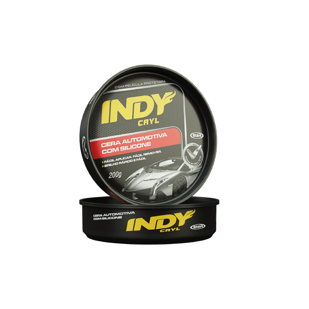 Cera em Pasta Automotiva com Silicone Indy Start 200g