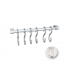 Kit Gancho de Metal Tipo S Stolf Bella Cucina com 6 unid.