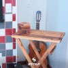 Tábua Mesa Desmontável para Churrasco Stolf Teka 38x58cm