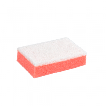 Esponja Dupla Face Rosa para Banheiro SuperPro com 1 unid.