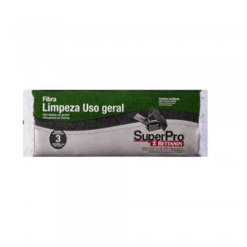 Fibra de Limpeza Geral Verde SuperPro com 3 unid.