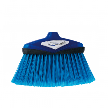 Vassoura de Nylon SuperPro Multiuso Azul - sem Cabo
