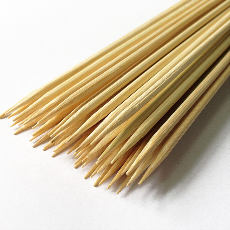 Palito de Churrasco Bambu 25cm Theoto com 50 unid.
