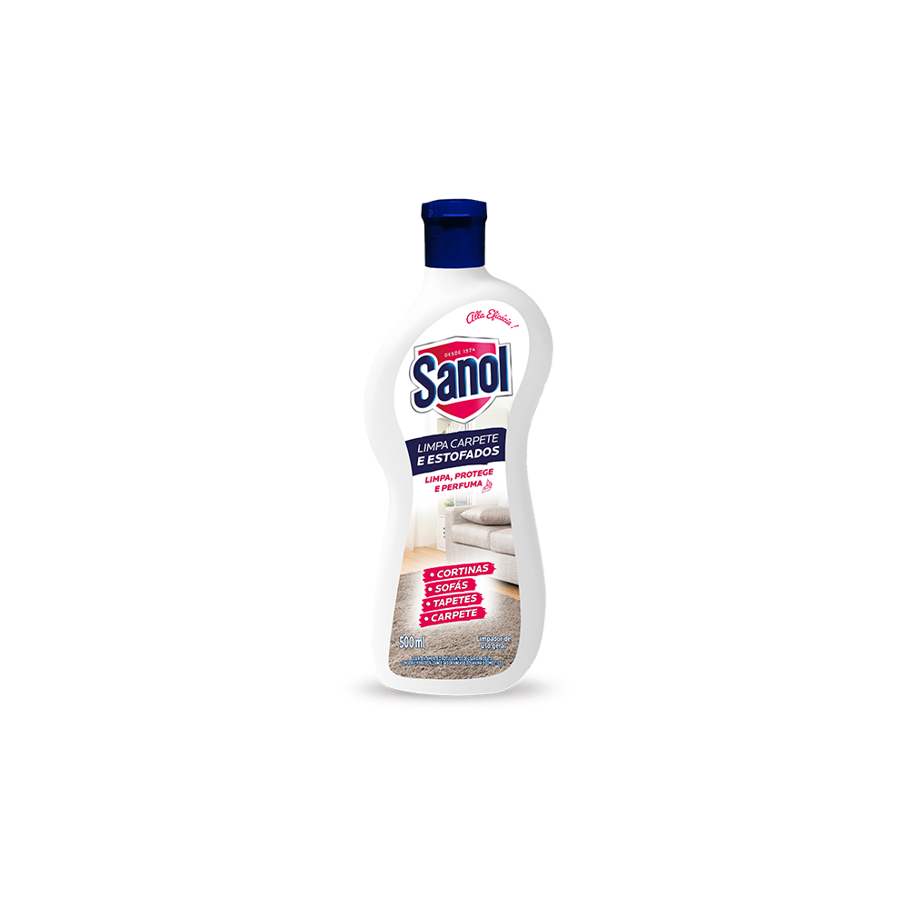 Limpa Carpetes e Estofados Sanol 500mL