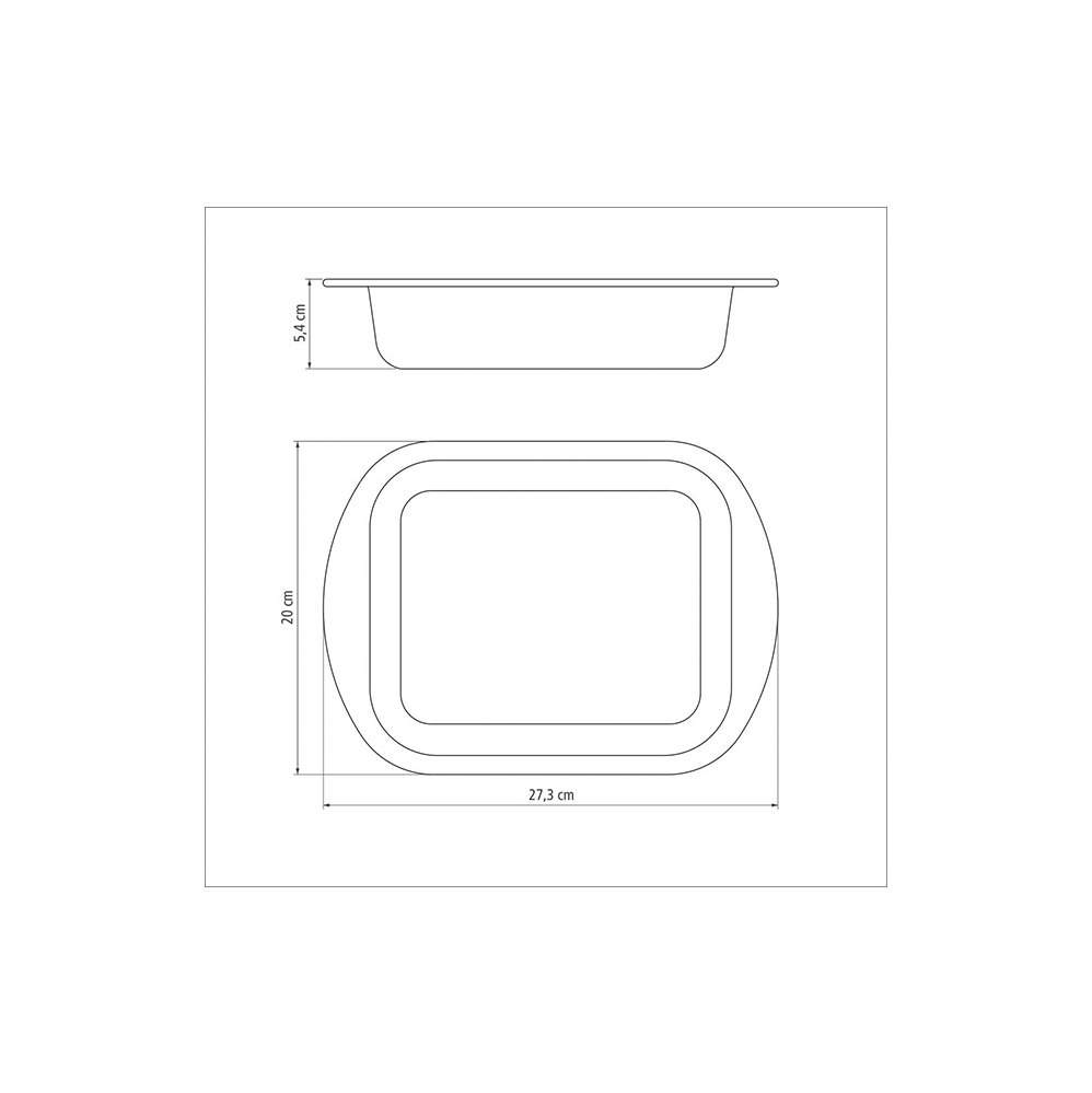 Assadeira de Alumínio Antiaderente Funda Tramontina 28cm 