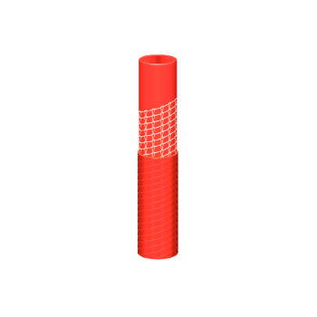 Mangueira para Jardim 1/2" com Engates Tramontina Vermelha Antitorção 15 metros