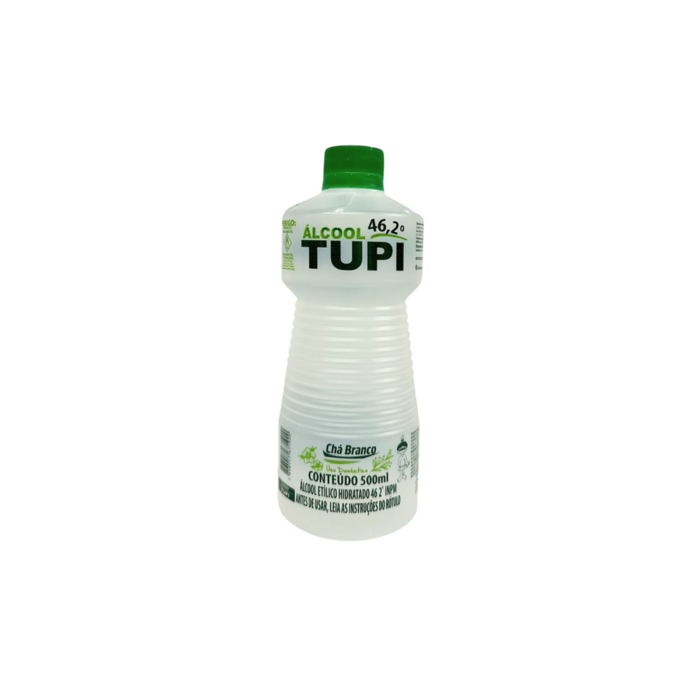 Álcool Líquido 46% Tupi 500mL Chá Branco