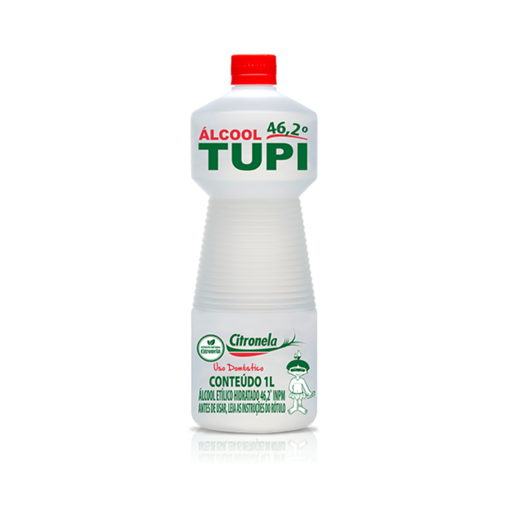 Álcool Líquido 46% Tupi 1L Citronela