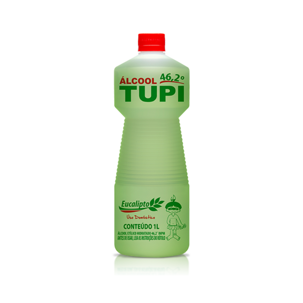 Álcool Líquido 46% Tupi 1L Eucalipto