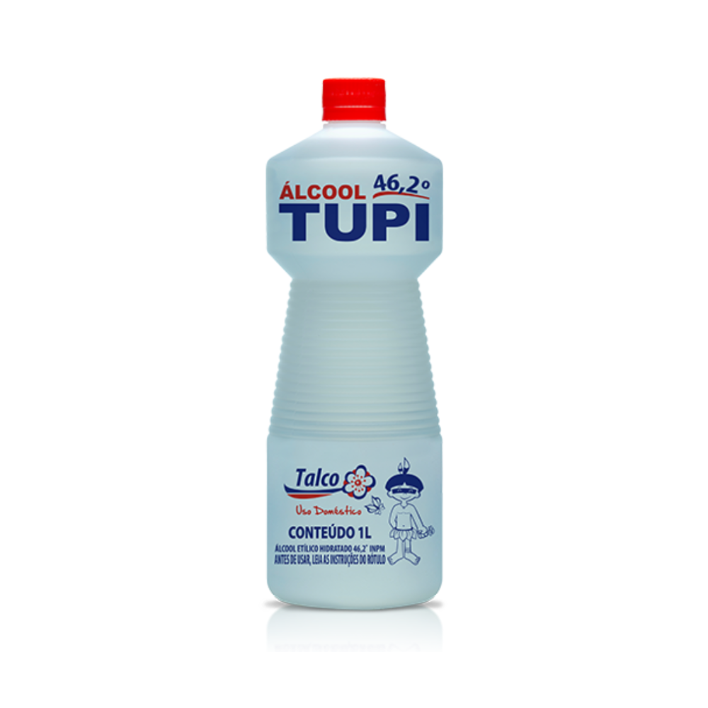 Álcool Líquido 46% Tupi 1L Talco