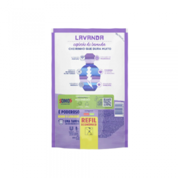 Lava Roupas Líquido Omo Lavanda 900mL Refil
